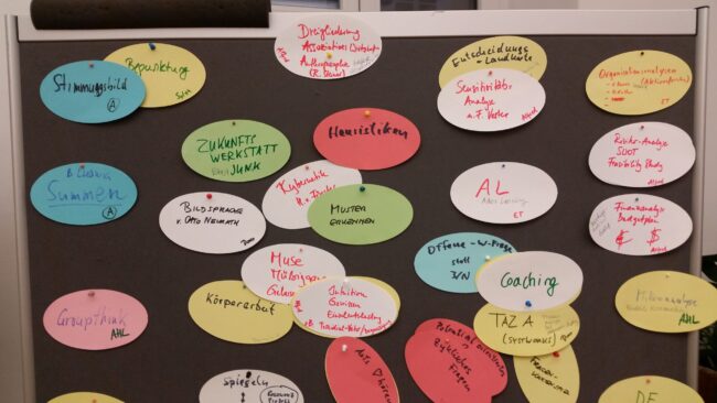 Board mit Vorschlägen